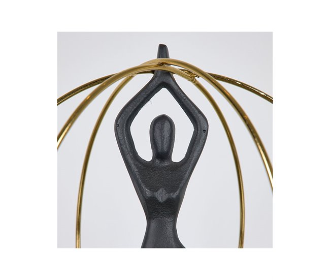 Conforama Figura Presume De Casa Katmandu24*30*19dorado Y Negrometal