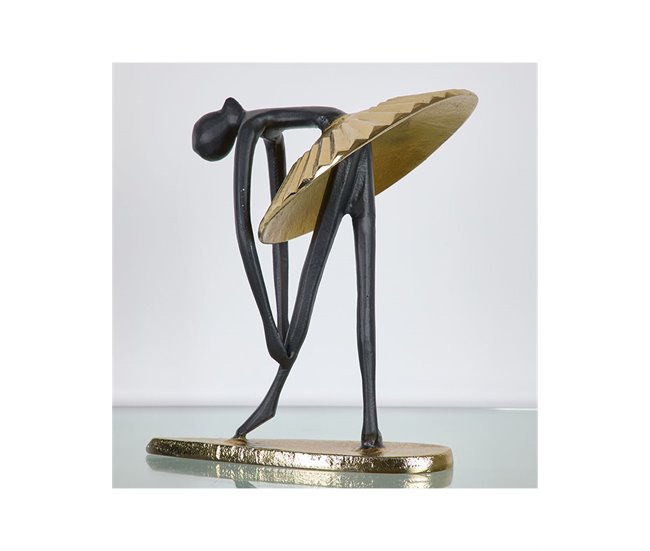 Conforama Figura Presume De Casa Nancy30*31*21.25negro/doradometal