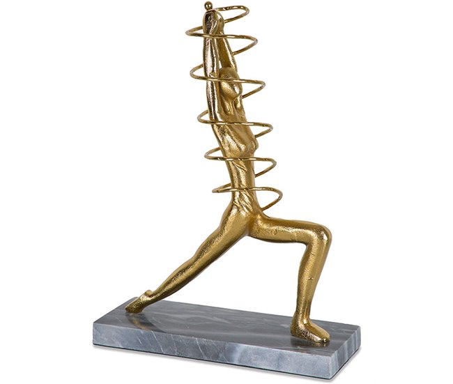 Conforama Figura Presume De Casa Olimpo27.5*37.5*10negro/doradometal/marmol