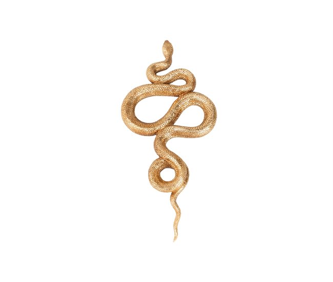 Conforama Figura Serpiente Decoracion Resina 53x23x5 Cm