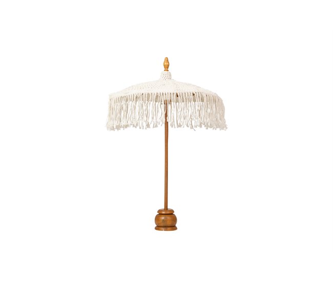 Conforama Figura Sombrilla Decorativa Blanco 60x60x90 Cm