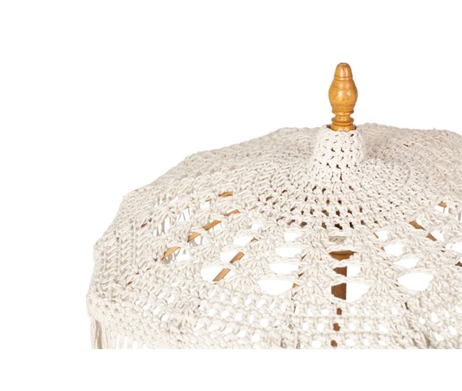 Conforama Figura Sombrilla Decorativa Blanco 60x60x90 Cm