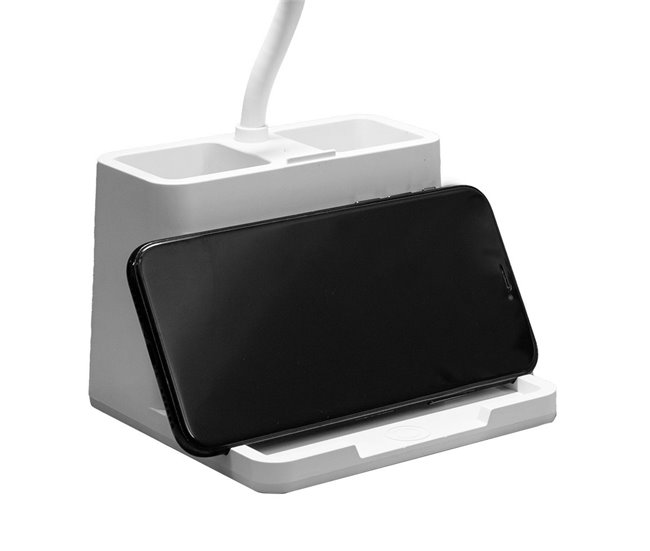 Conforama Flexo Acrilico Color Blanco Serie Genio 12cm