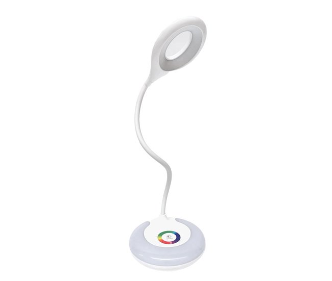 Conforama Flexo Acrilico Color Blanco Serie Mistico 13cm