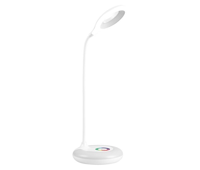 Conforama flexo acrilico color blanco serie mistico 13cm