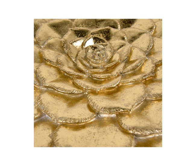 Conforama Flor Presume De Casa Resina 39.5*41.5*2 Dorado Resina