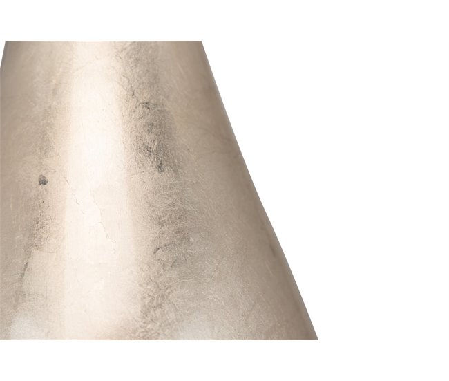 Conforama Florero Ceram. Lacada Plata Marron 19 5x19 5x59 Cm