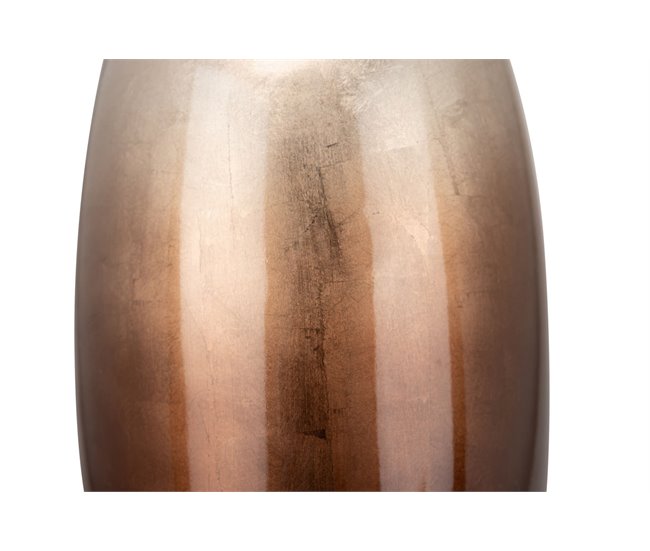 Conforama Florero Ceram. Lacada Plata Marron 19 5x19 5x59 Cm
