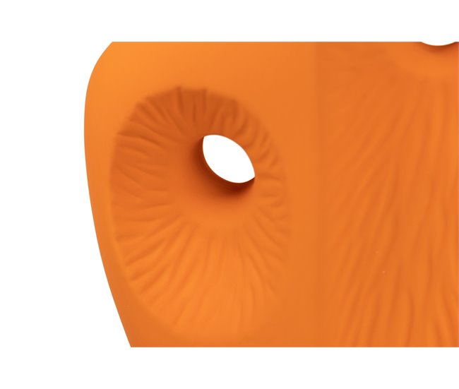 Conforama Florero Ceramica Color Naranja Zante 18x8x30 Cm