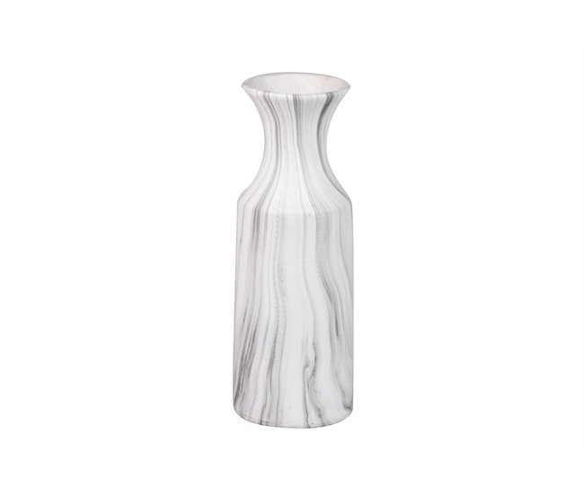 Conforama Florero Ceramica Efecto Marmol 11x11x30 Cm