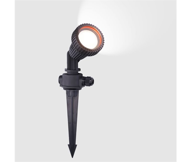 Conforama Forlight Tidian (4 Unidades) Foco Proyector Exterior Para Jardín Con IP65. Proyector Con Pincho Para Césped