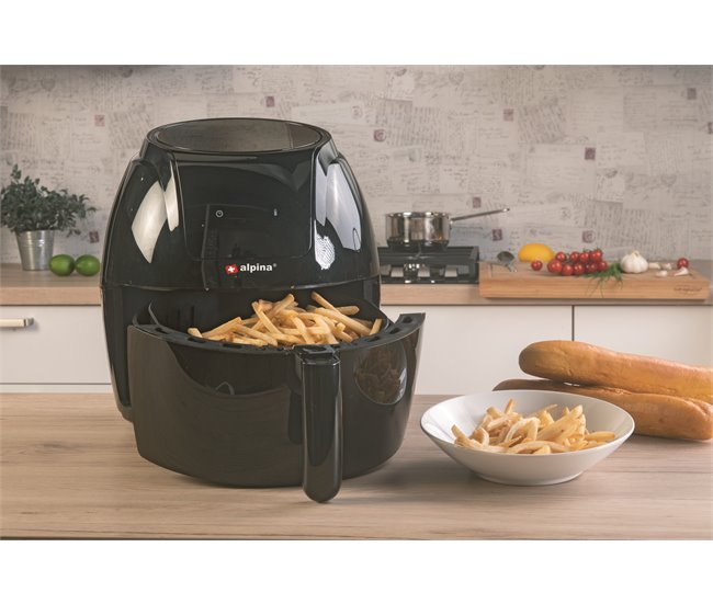Conforama Freidora ALPINA 8711252254210 SIN ACEITE 5L 1800W DIGITAL
