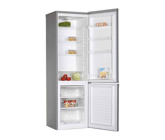 Conforama Frigorífico Combi 179 4M 252L Inox CANDY CCG1S 518EX