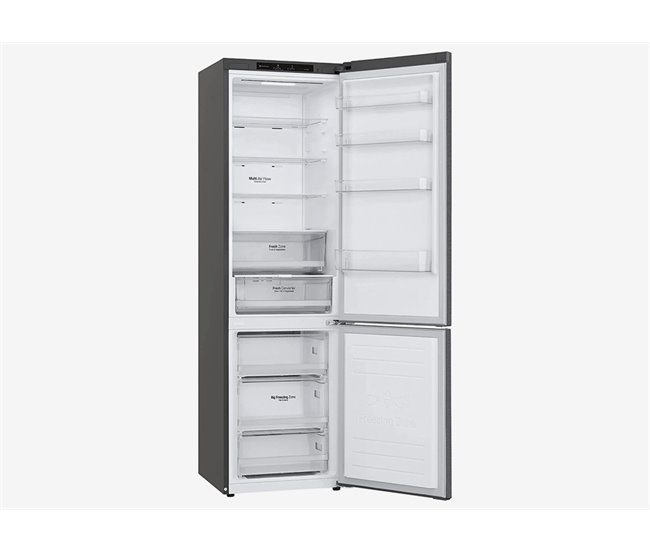 Conforama Frigorífico Combi 203cm Inox Grafito 419L No Frost LG GBP62DSNGN