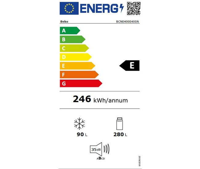 Conforama Frigorífico Integrable Combi BEKO BCNE400E40SN