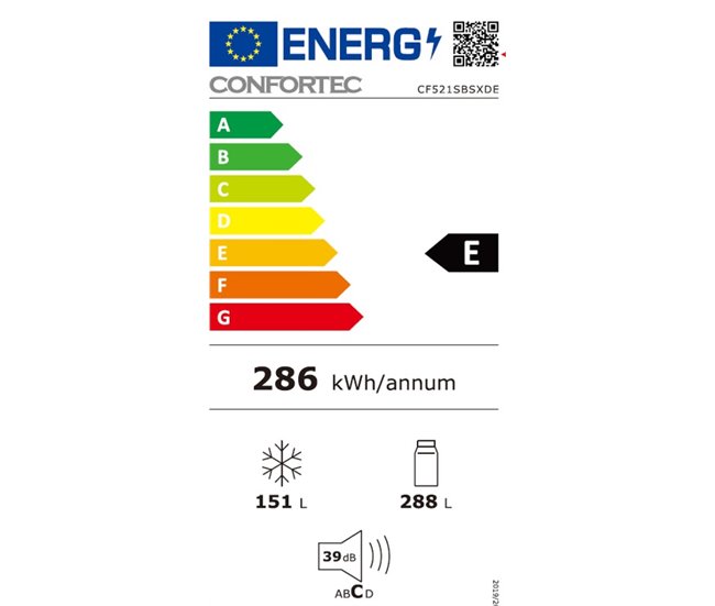 Conforama Frigorífico Side By Side 177cm No Frost CONFORTEC CF521SBSXDE