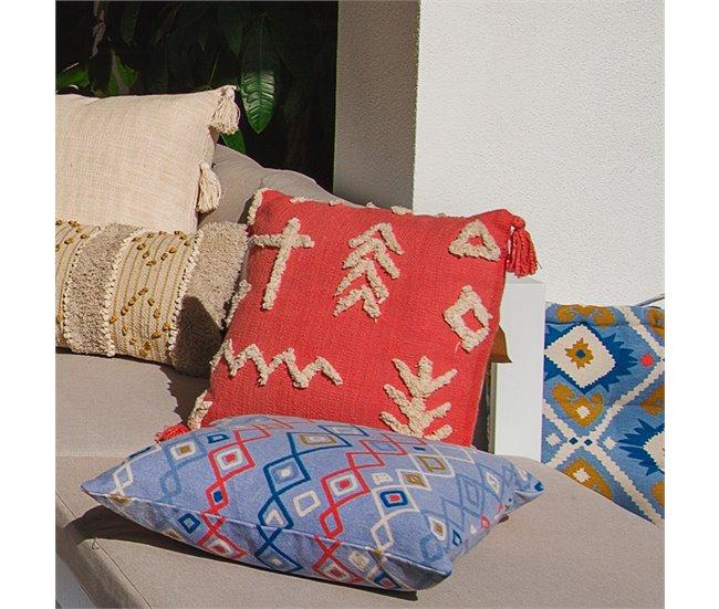 Conforama Funda De Cojín De Algodón Estampada M/Abba