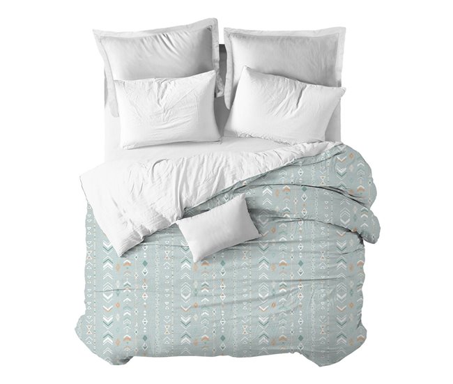 Conforama Funda nórdica Azteca Azteca - Verde Agua - Cama90 (160X270)