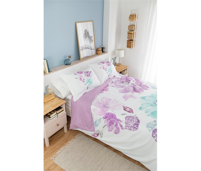 Conforama Funda Nórdica Big Flow Malva Big Big Flow - Multicolor - Cama90 (160X270)