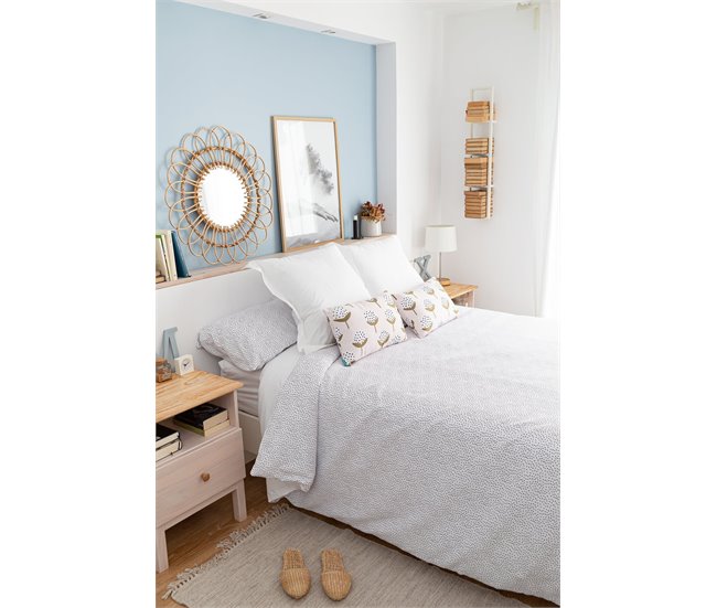 Conforama Funda Nórdica Dots Dots - Blanco - Cama90 (160X270)