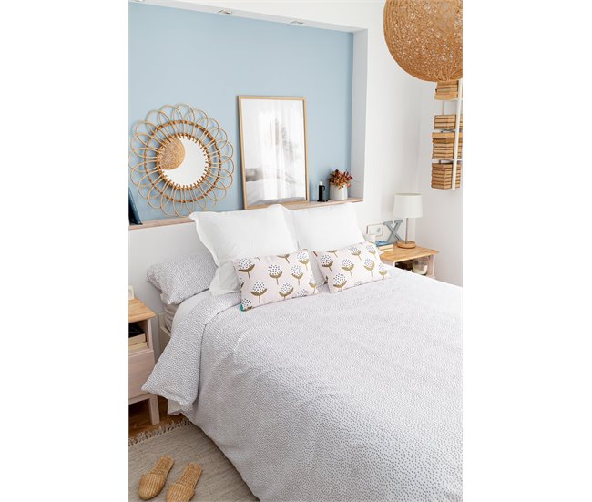 Conforama Funda Nórdica Dots Dots - Blanco - Cama90 (160X270)