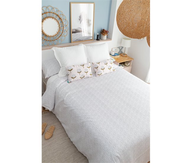 Conforama Funda Nórdica Dots Dots - Blanco - Cama90 (160X270)