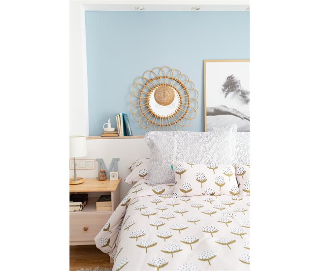 Conforama Funda Nórdica Flor De - Beige - Cama90 (160X270)