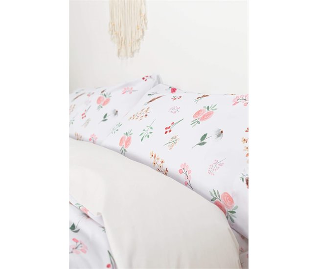 Conforama Funda Nórdica Garden Garden - Blanco - Cama90 (160X270)