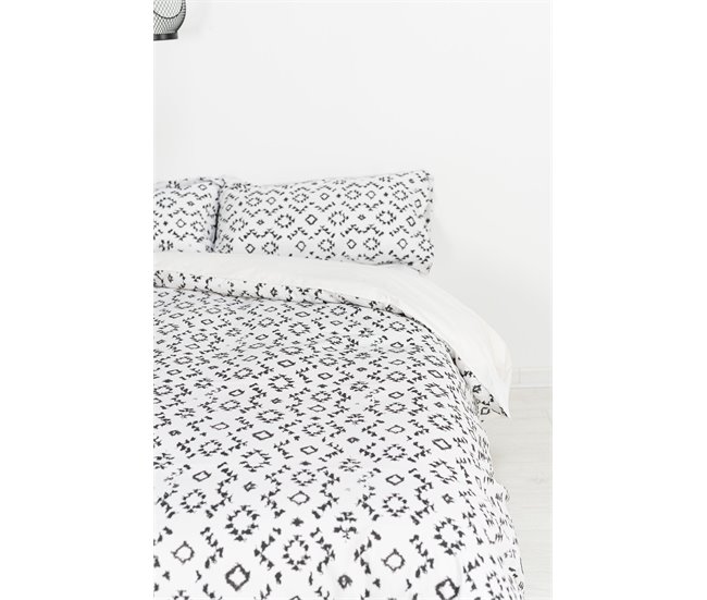 Conforama Funda Nórdica Ikats Ikats - Blanco - Cama90 (160X270)