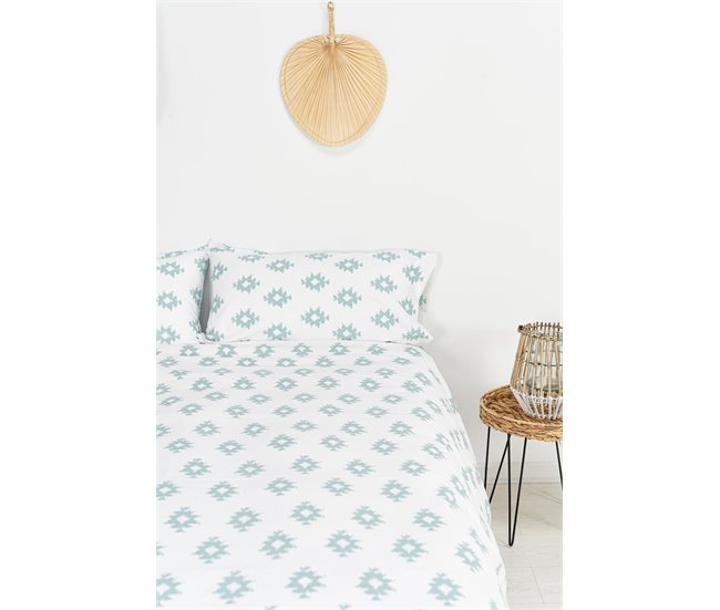 Conforama Funda Nórdica Kilim Agua Kilim - Blanco - Cama90 (160X270)