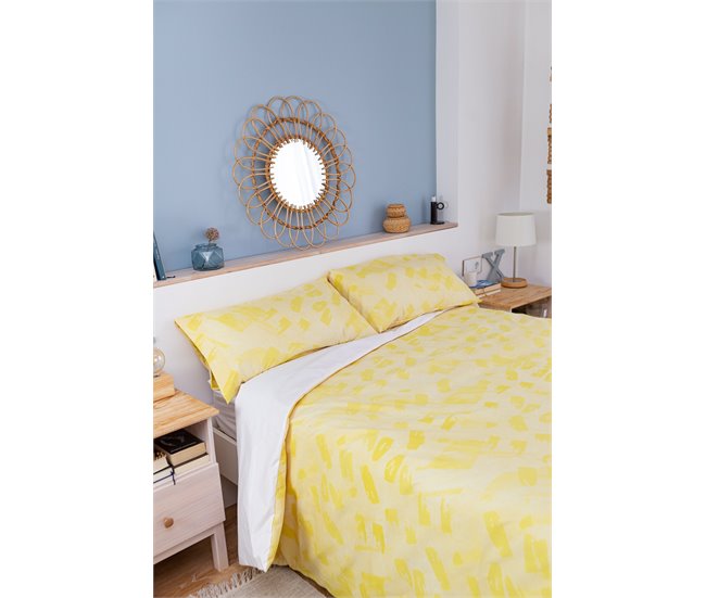 Conforama Funda Nórdica Lemon West Lemon Lemon West - Amarillo - Cama90 (160X270)
