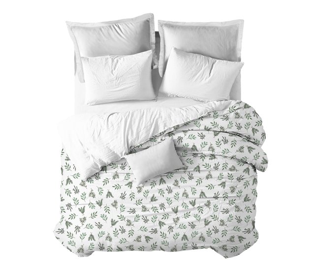 Conforama Funda nórdica Mediterráneo Mediterráneo - Blanco - Cama90 (160X270)
