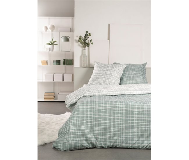 Conforama Funda nórdica MILA cama 90 cm. color verde