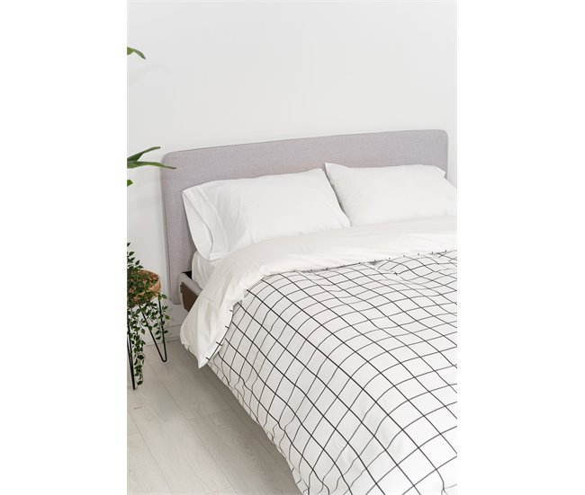 Conforama Funda Nórdica Odin Colección Scandi Odin - Blanco - Cama90 (160X270)