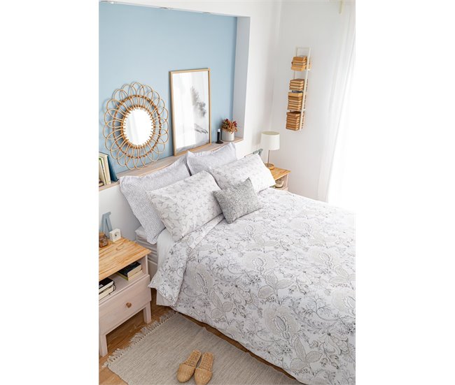 Conforama Funda Nórdica Paisley Air Paisley - Blanco - Cama90 (160X270)