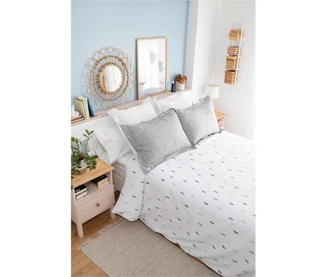 Conforama Funda Nórdica Pine Pine - Blanco - Cama90 (160X270)