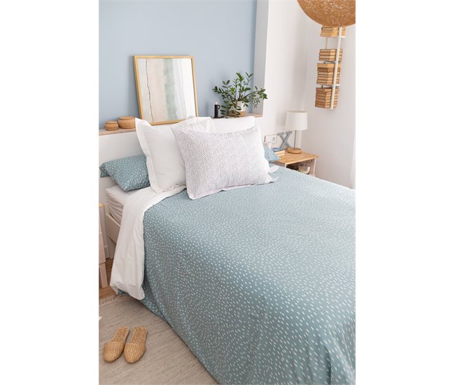 Conforama Funda Nórdica Rain Rain - Azul - Cama90 (160X270)