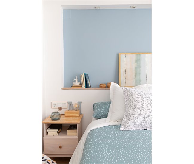 Conforama Funda Nórdica Rain Rain - Azul - Cama90 (160X270)