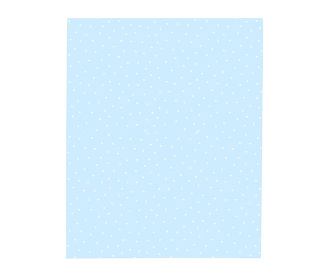 Conforama Funda nórdica reversible de 50% poliéster - 50% algodón. Con estampación de estrellas. Azul 150x220cm