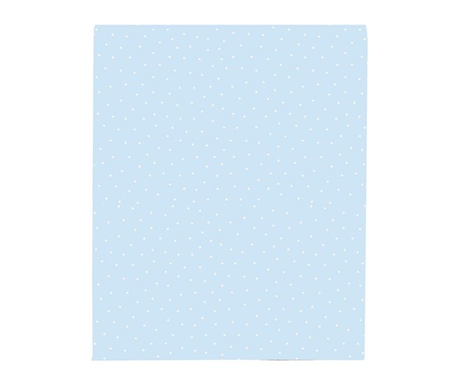 Conforama Funda nórdica reversible de 50% poliéster - 50% algodón. Con estampación de topos. Azul 150x220cm