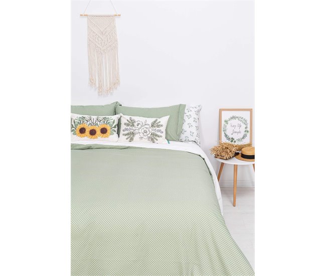 Conforama Funda Nórdica Topos S Topos - Verde - Cama90 (160X270)
