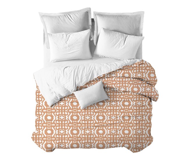 Conforama Funda nórdica Tribal Tribal - Marrón - Cama90 (160X270)