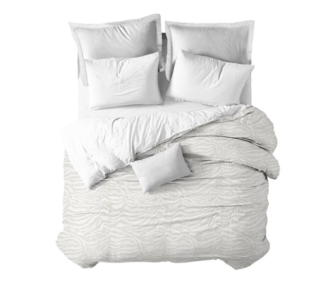 Conforama Funda nórdica Zebra Zebra - Beige - Cama90 (160X270)