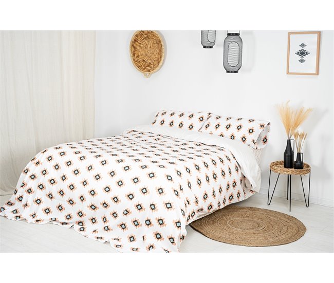 Conforama Funda Nórdica Zulú Zulú - Blanco - Cama150 (240X270)