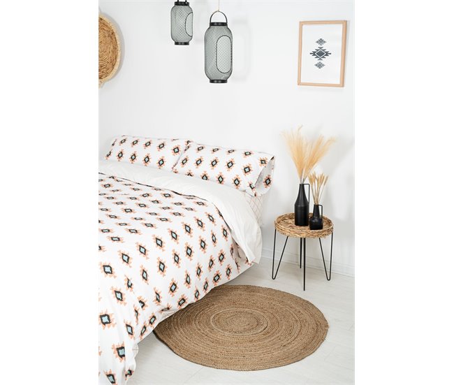 Conforama Funda Nórdica Zulú Zulú - Blanco - Cama150 (240X270)