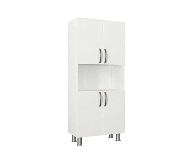 Conforama Gran armario multiusos Dgrazian Muebles multifuncionales Zapatero Armario para zapatos 60x30h140 cm Blanco