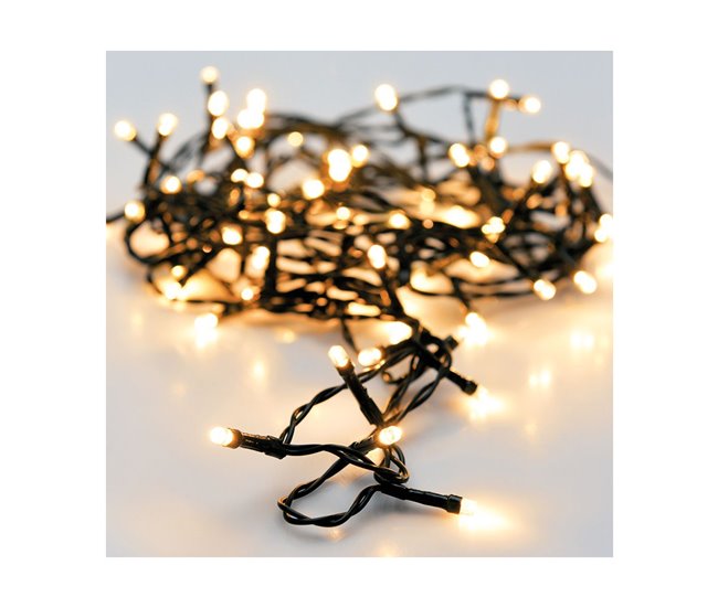 Conforama Guirnalda De Luces LED AX8415210 Negro Blanco Cálido 4 X 4 5 X 7 CM