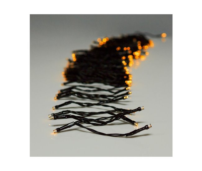 Conforama Guirnalda De Luces LED AX8415210 Negro Blanco Cálido 4 X 4 5 X 7 CM