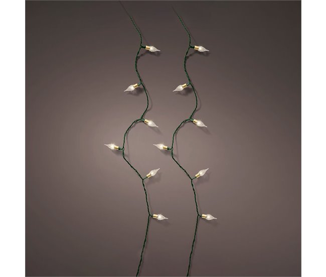 Conforama Guirnalda De Navidad Lumineo 493275 Interior Blanco Cálido