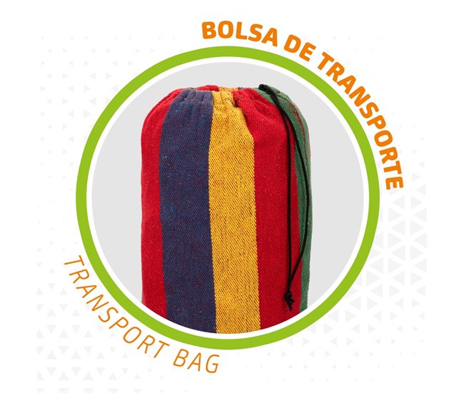 Conforama Hamaca De Algodón Portátil Para Jardín Aktive
